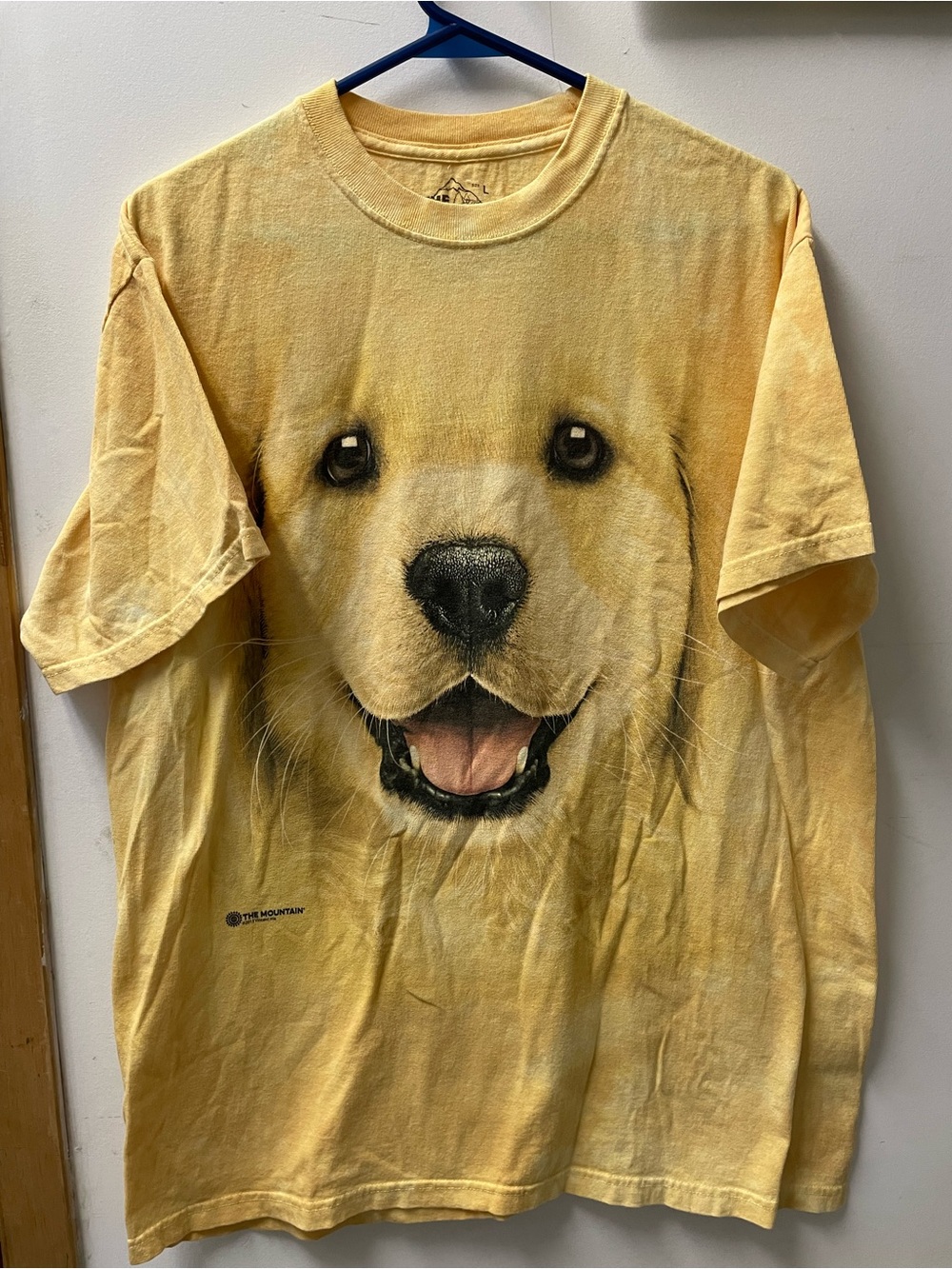 The Mountain Golden Retriever Puppy Graphic Tee